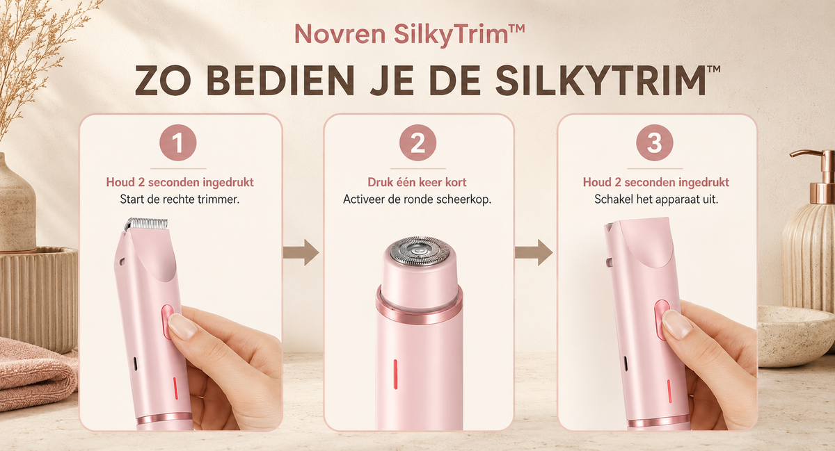 Novren SilkyTrim™ 2-in-1 Ladyshave