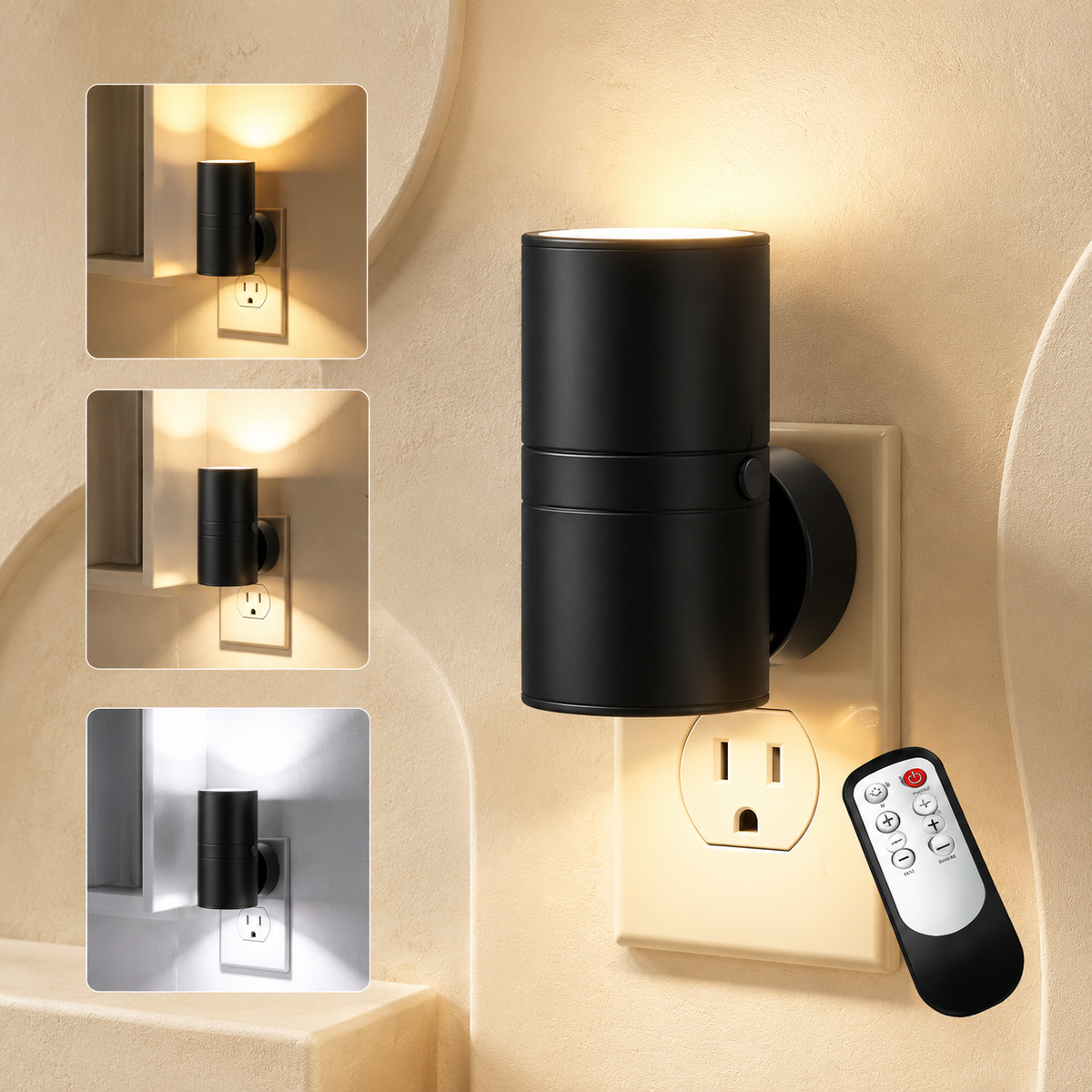 Novren SensorGlow™ Plug-In Wandlamp