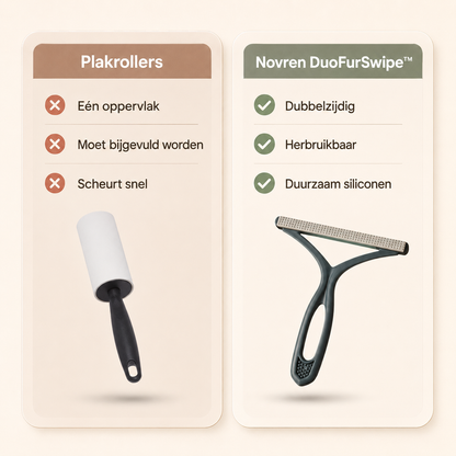 Novren DuoFurSwipe™ – Dubbelzijdige Huisdierhaarverwijderaar