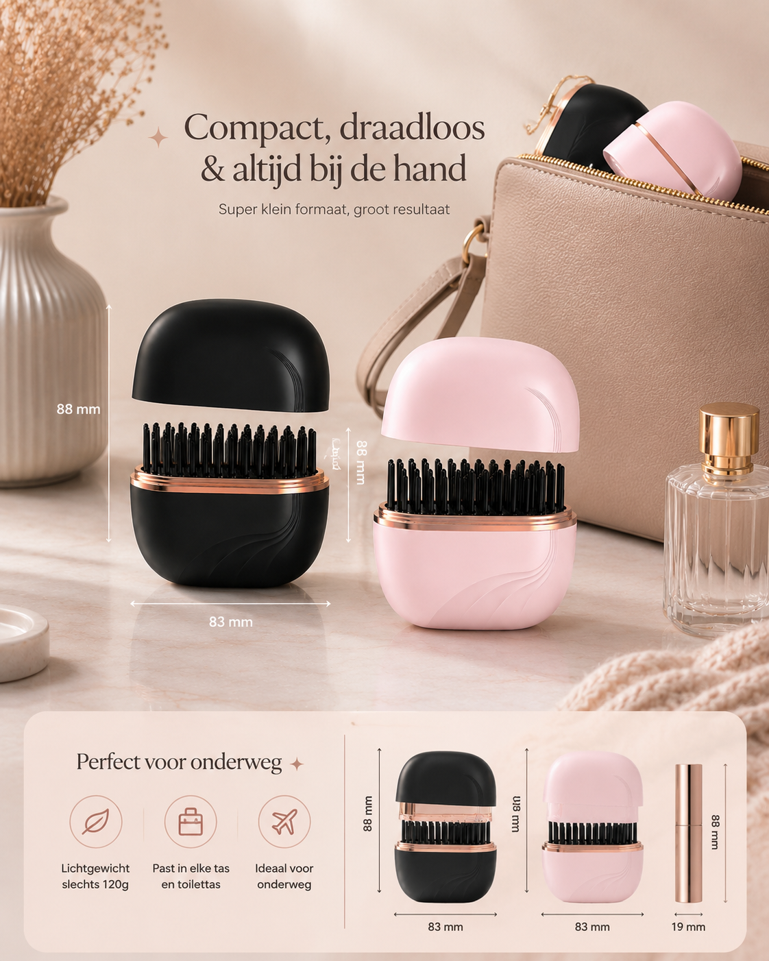Novren Mini portable Hair Straightener
