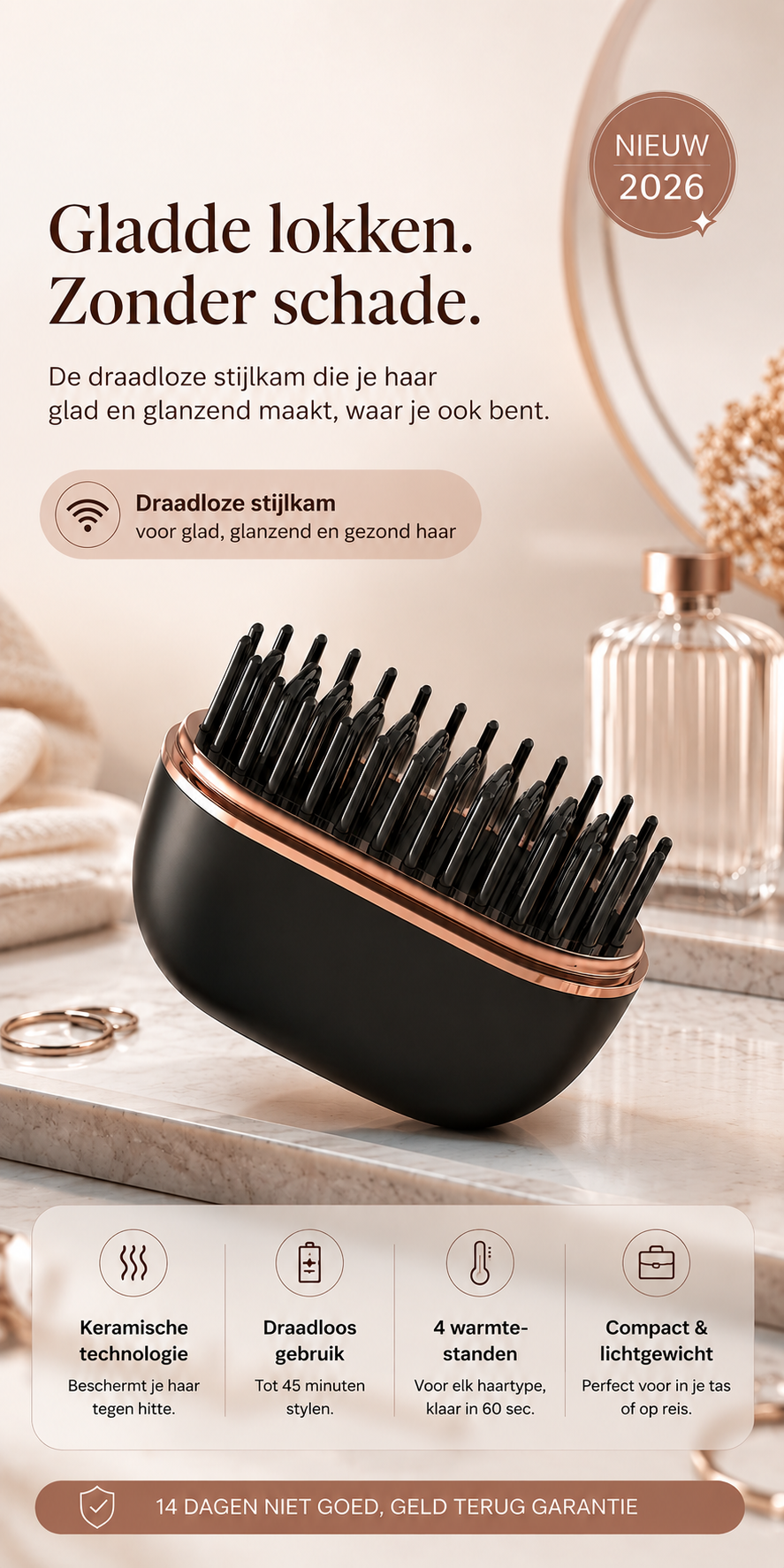 Novren Mini portable Hair Straightener