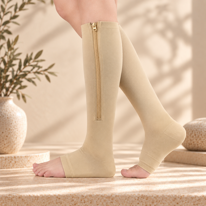 Novren EasyZip™ Compressiekousen.