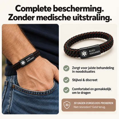 Novren SafeID™ Medisch Informatiebandje