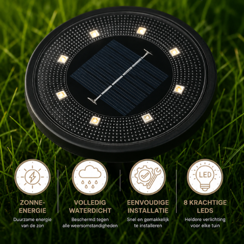 LuminaGlow - Solar LED Grondlamp voor Buiten