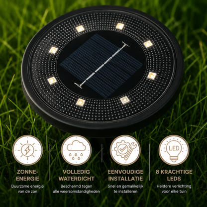 LuminaGlow - Solar LED Grondlamp voor Buiten