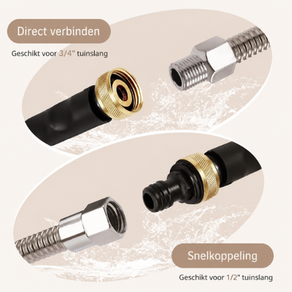 HydroJet Pro - High-Pressure Spuitmond voor Tuinslang