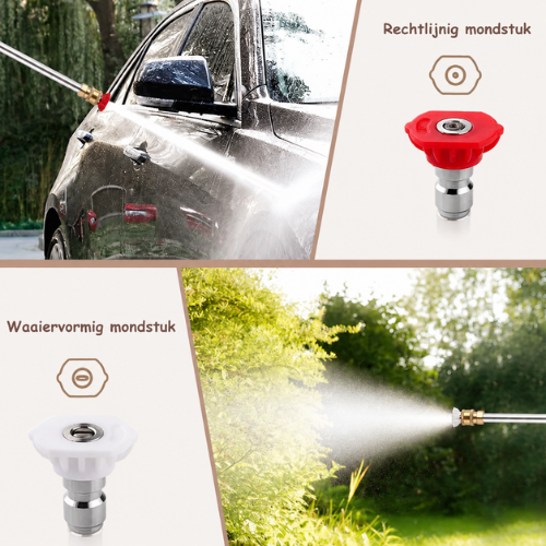 HydroJet Pro - High-Pressure Spuitmond voor Tuinslang