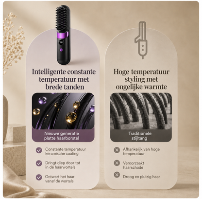 Novren AirBrush™ Pro | Draadloze Stijlborstel